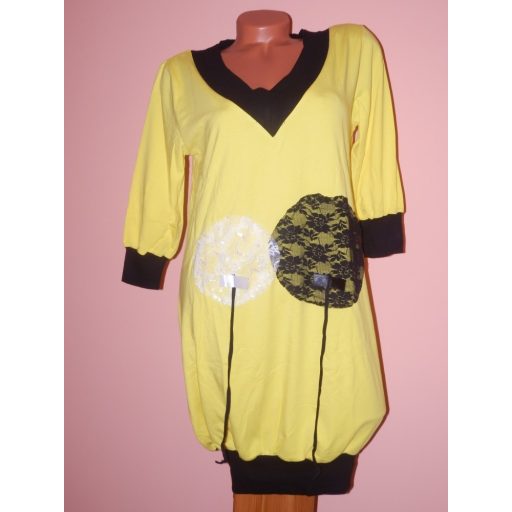 Csodaszép,csipkés V nyakú tunika/ruha! Több szín! S-XL