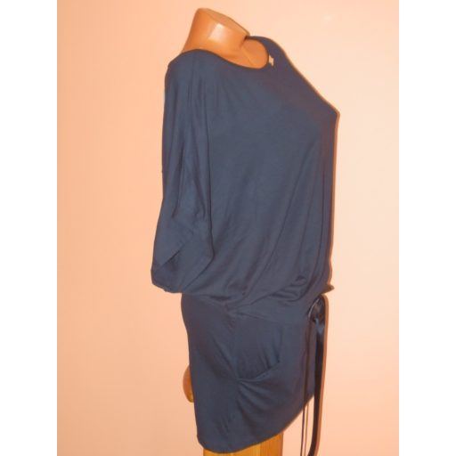 Denevérujjas,zsebes,szatén szalagos tunika! Több szín! M-XXL