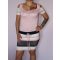 Csodaszép,csíkos,válla nyitott RUCY FASHION ruha! S,M,L