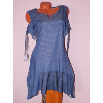   Csodaszép,pöttyös,fodros,válla nyitott,romantikus RUCY FASHION tunika! S,M,L