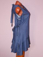 Csodaszép,pöttyös,fodros,válla nyitott,romantikus RUCY FASHION tunika! S,M,L