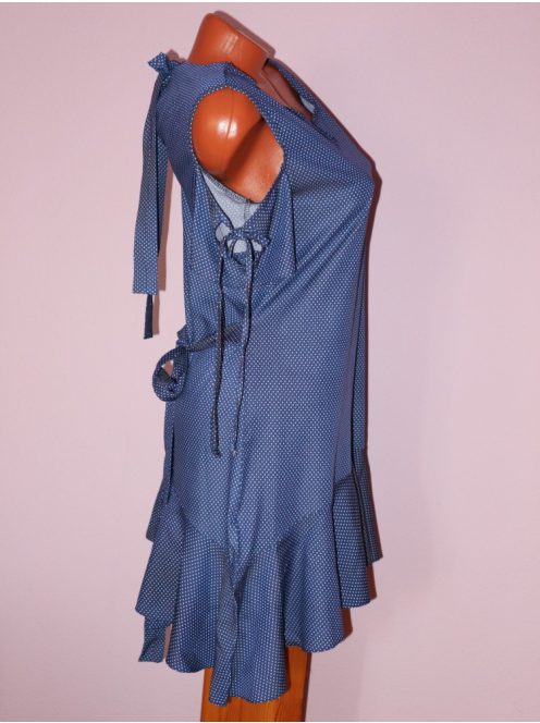 Csodaszép,pöttyös,fodros,válla nyitott,romantikus RUCY FASHION tunika! S,M,L