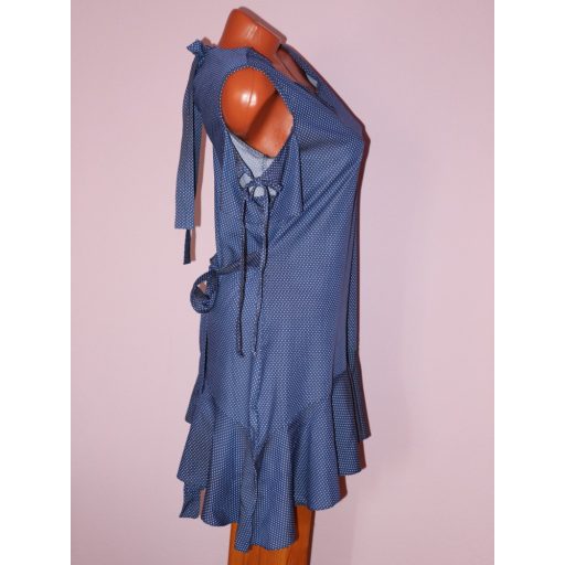 Csodaszép,pöttyös,fodros,válla nyitott,romantikus RUCY FASHION tunika! S,M,L