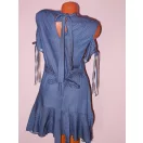Csodaszép,pöttyös,fodros,válla nyitott,romantikus RUCY FASHION tunika! S,M,L