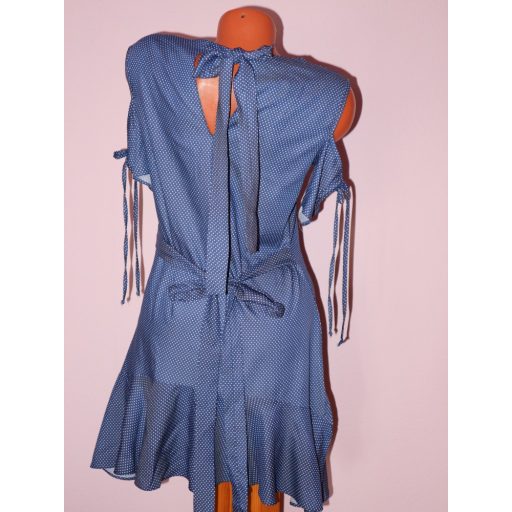 Csodaszép,pöttyös,fodros,válla nyitott,romantikus RUCY FASHION tunika! S,M,L