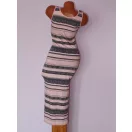 Csodaszép,csíkos  RUCY FASHION maxi ruha! S,M,L
