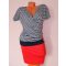 Csinos,csíkos,átlapolt RUCY FASHION ruha! S,M,L