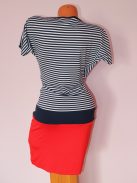 Csinos,csíkos,átlapolt RUCY FASHION ruha! S,M,L