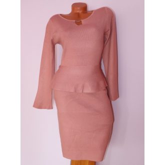   Csodaszép,csinos,harangujjú, peplum kötött ruha! Több szín,méret!  