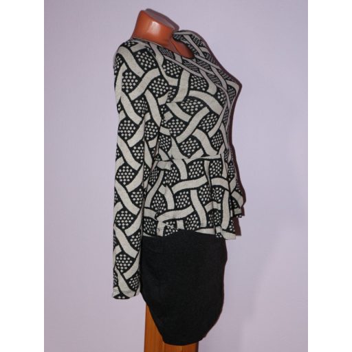 Szupercsinos,mintás,peplum ruha! S,M,L,XL