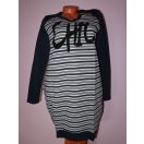 Csíkos,flitteres,feliratos,cipes,zsebes tunika! Több szín! M-L