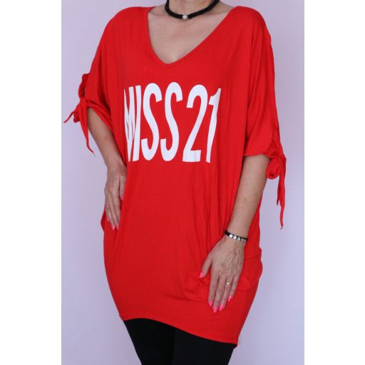 Laza-lenge,V nyakú,válla nyitott tunika! Több szín! L-XXL