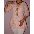 Csodaszép,madeirás,csipkés,2 részes felső!  Több szín!  S-XL