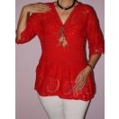 Csodaszép,madeirás,csipkés,2 részes felső!  Több szín!  S-XL