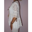 Csodaszép,madeirás,csipkés,2 részes felső!  Több szín!  S-XL