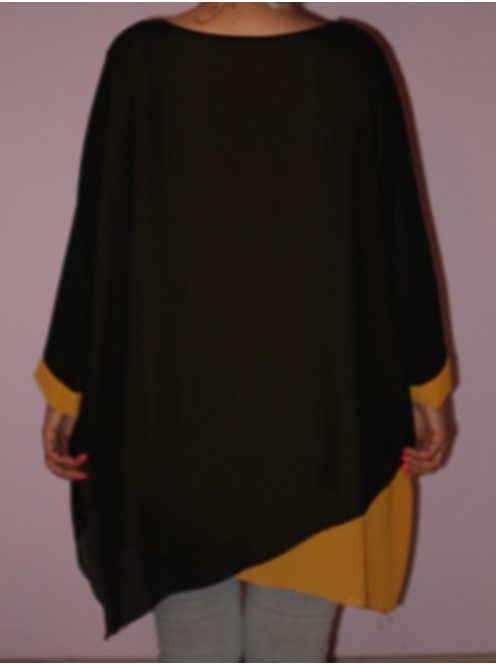Muszlin,láncos,aszimmetrikus aljú tunika!  Több szín!  L-XXL