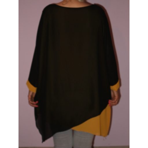 Muszlin,láncos,aszimmetrikus aljú tunika!  Több szín!  L-XXL