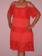 Csipkés,horgoltas,válla nyitott,pántos ruha!  Több szín!  M-XL