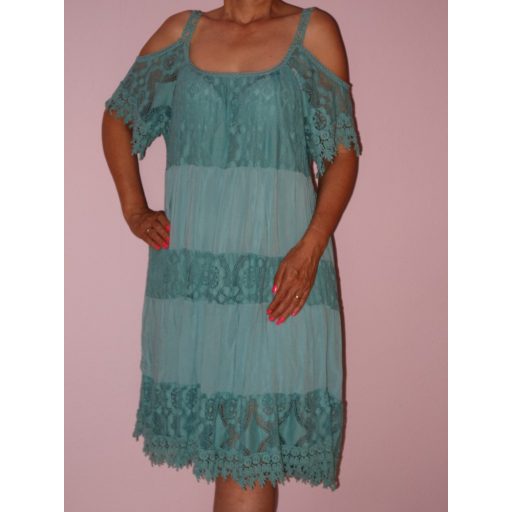 Csipkés,horgoltas,válla nyitott,pántos ruha!  Több szín!  M-XL