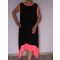 Trikópántos,A vonalú,két oldala hosszított tunika/ruha!  Több szín!  XL-XXL