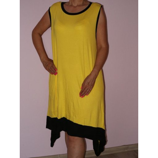 Trikópántos,A vonalú,két oldala hosszított tunika/ruha!  Több szín!  XL-XXL