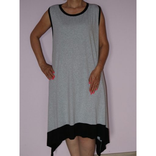 Trikópántos,A vonalú,két oldala hosszított tunika/ruha!  Több szín!  XL-XXL