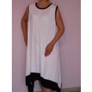 Trikópántos,A vonalú,két oldala hosszított tunika/ruha!  Több szín!  XL-XXL