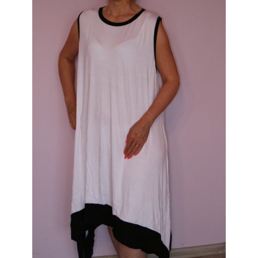 Trikópántos,A vonalú,két oldala hosszított tunika/ruha!  Több szín!  XL-XXL