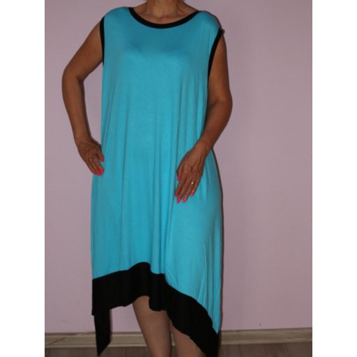 Trikópántos,A vonalú,két oldala hosszított tunika/ruha!  Több szín!  XL-XXL