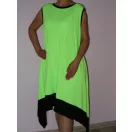 Trikópántos,A vonalú,két oldala hosszított tunika/ruha!  Több szín!  XL-XXL
