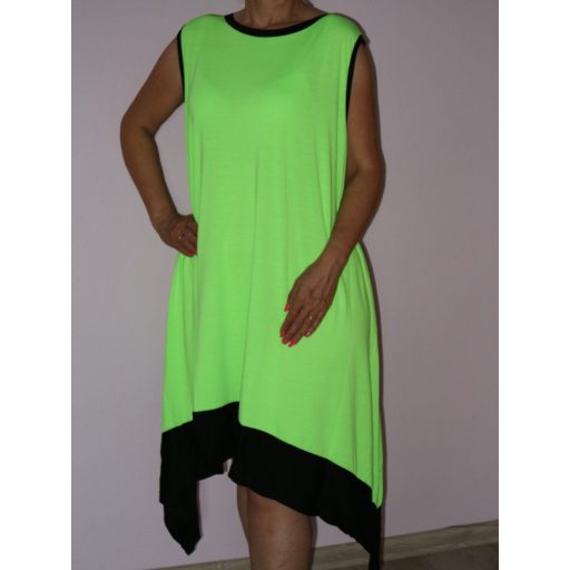 Trikópántos,A vonalú,két oldala hosszított tunika/ruha!  Több szín!  XL-XXL