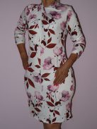 Mintás,csavart nyakú,ujja húzott csini ruha! Több ,minta,szín!   M-XL