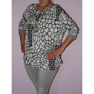 Mintás,láncos felső!  Több szín!  L-XXL