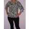 Leopárdos,harangujjú,vállra húzható RUCY FASHION felső!  S/M,L/XL