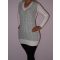 Mintás,kötött V nyakú tunika!  Több szín!  S-XL