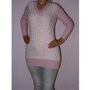 Mintás,kötött V nyakú tunika!  Több szín!  S-XL