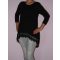 Csipkés,hátulja hosszabb,vékony kötött tunika! Több szín!  M-XL