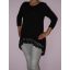 Csipkés,hátulja hosszabb,vékony kötött tunika! Több szín!  M-XL