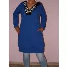 Kapucnis,feliratos,zsebes tunika/ruha! Több szín!  M-XL