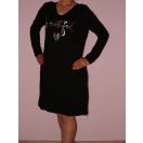 V nyakú,feliratos tunika/ruha!  Több szín!  L-XL