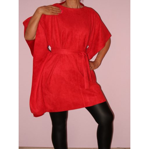 Velúr,öves, lepel tunika!  Több szín! L-XL