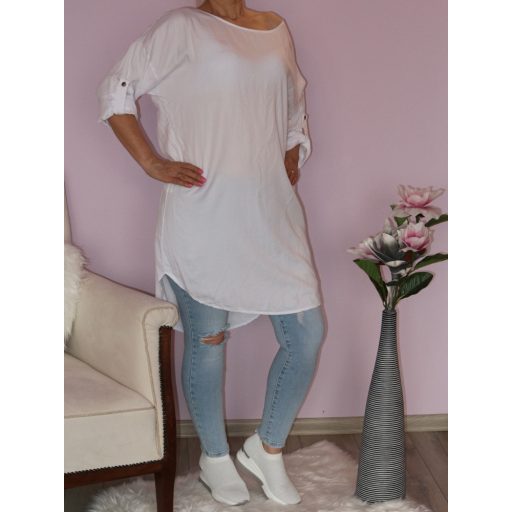 Lenge,roll-up ujjú, tunika/ruha!  Több szín!  L-XXL