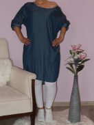 Lenge,roll-up ujjú, tunika/ruha!  Több szín!  L-XXL
