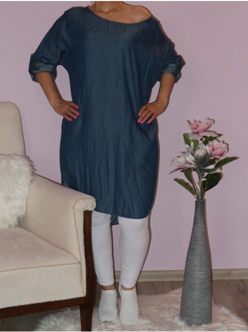Lenge,roll-up ujjú, tunika/ruha!  Több szín!  L-XXL
