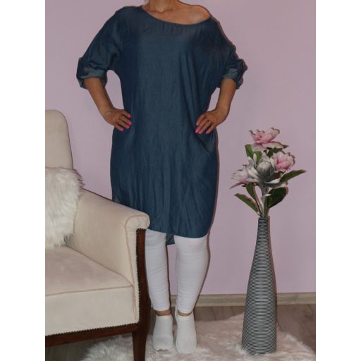 Lenge,roll-up ujjú, tunika/ruha!  Több szín!  L-XXL