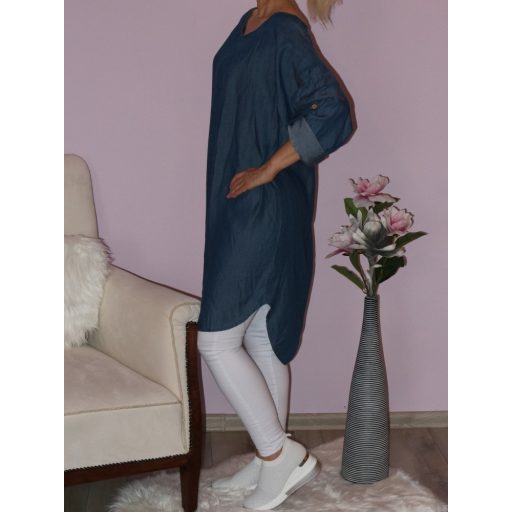 Lenge,roll-up ujjú, tunika/ruha!  Több szín!  L-XXL