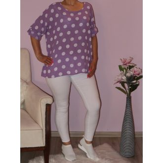 Pöttyös,lenes felső!  Több szín!  XL-XXL
