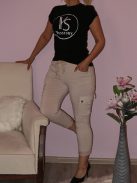 Gyűrt,oldalzsebes,derékban gumis nadrág!  Több szín!  M-XL