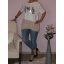 Kockás aljú,feliratos tunika!  L-XXL