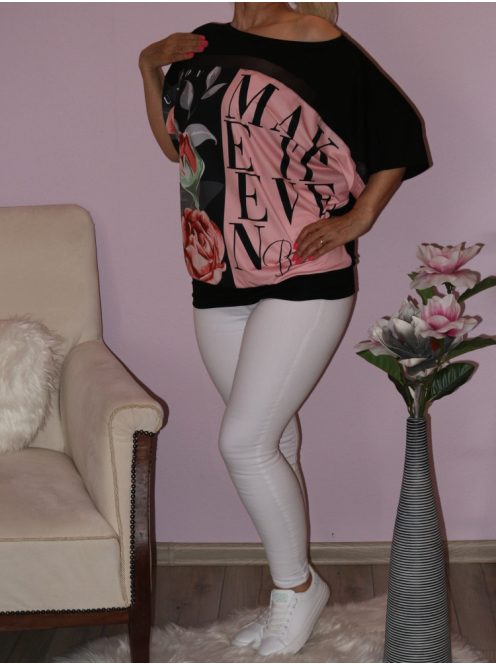 Mintás,extra méretű,denevérujjas RUCY FASHION felső!  Több minta,szín!  XXL-3XL